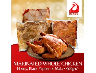 Raw Marinated Whole Chicken 900g +/- [3 Choices: Honey / Black Pepper / Sze Chuan Mala]
