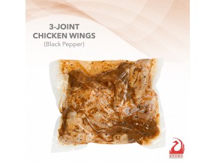 Black Pepper Chicken Wing 3 Joint 500g +- 黑胡椒3节鸡翅膀