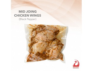 Black Pepper Chicken Mid Joint Wing 500g +- 黑胡椒鸡中翅