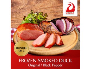 Smoke Duck Breast Boneless bundle  3 pcs - Original / Black Pepper 熏鸭胸 (原味 / 黑胡椒)
